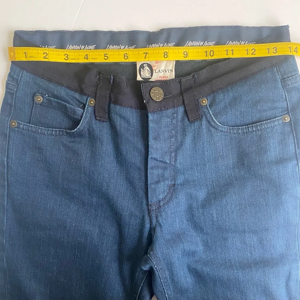LANVIN Paris x Acne Denim Jeans SS09 Albert Elbaz Opening Ceremony Rare to Find✨ - Picture 12 of 16